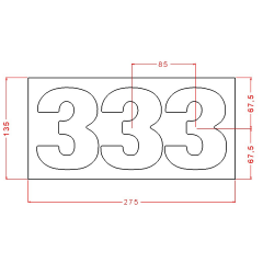 3 Rakamı Çikolata Kalıbı No: 945
