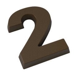 2 Rakamı Çikolata Kalıbı No: 944