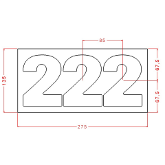 2 Rakamı Çikolata Kalıbı No: 944