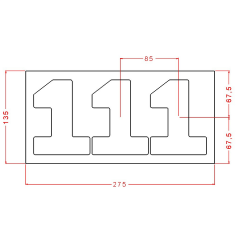 1 Rakamı Çikolata Kalıbı No: 943