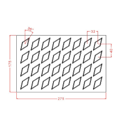 Rhombus   Praline   Chocolate   Mould   No:   936