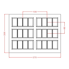 100   g   Tablet   Dubai   Chocolate   Mould   No:   934