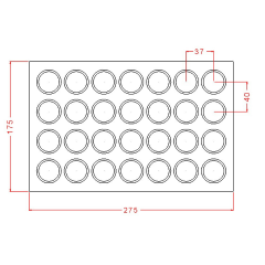 Yuvarlak Spesiyal Çikolata Kalıbı No: 928