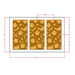 Tablet   With   Stars   Chocolate   Mould   No:   924
