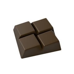 4 Tepeli Mini Tablet Çikolata Kalıbı No: 1081