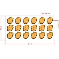 Elephant Praline Chocolate Mould No: 1082