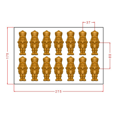 Nutcracker   Chocolate   Mould   No:   920