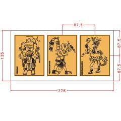 Maya Tablets  Chocolate Mould No: 1085