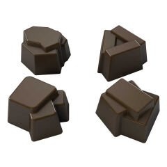 Geometrik Karışık Spesiyal Çikolata Kalıbı No: 917