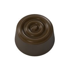 Round Ripple Praline Chocolate Mould No: 1089