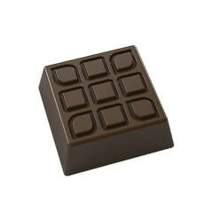 Mosaic Square Praline Chocolate Mould No: 1090