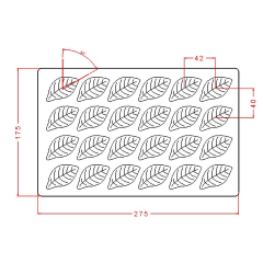 Leaf   Chocolate   Mould   No:   912