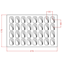 Spesiyal Çikolata Kalıbı No: 911