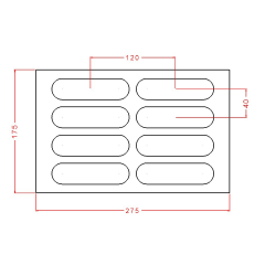 Bar Çikolata Kalıbı No: 900