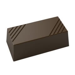 Rectangular Praline With Lines Chocolate Mould No: 1106