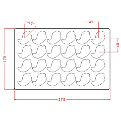 Chile   Pepper   Chocolate   Mould   No:   897