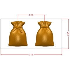 Hediye Kesesi Çikolata Kalıbı No: 1110