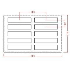 Bar Chocolate Mould No: 475