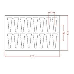 Fantasy Praline Chocolate Mould No: 825