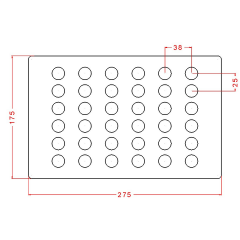 Round   Praline   Chocolate   Mould   No:   884
