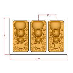 Snowman   Tablet   Chocolate   Mould   No:   878