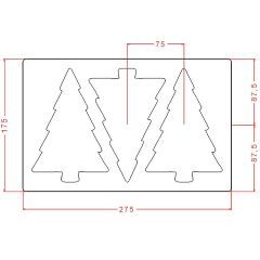 Christmas   Tree   Chocolate   Mould   No:   877