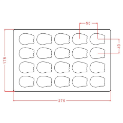 Tulip   Praline   Chocolate   Mould   No:   874
