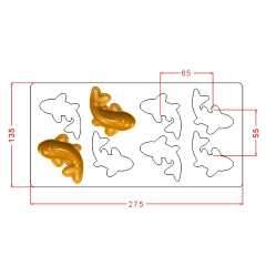 Koi   Fish   Chocolate   Mould   No:   867