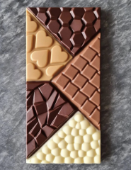 Karışık Desenli Tablet Çikolata Kalıbı No: 866