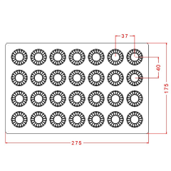 Yuvarlak Spesiyal Çikolata Kalıbı No: 865