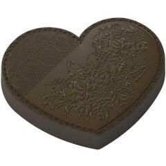 Bigheart   With   Pattern   Chocolate   Mould   No:   859