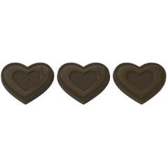 Hearts   With   Pattern   Chocolate   Mould   No:   858