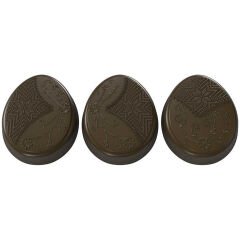 Eggs   With   Pattern   Chocolate   Mould   No:   857