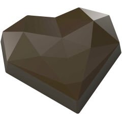 Büyük Kristal Kalp Çikolata Kalıbı No: 852