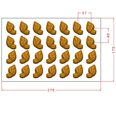 Praline Chocolate Mould No: 848