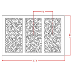Tablet   With   Small   Bubbles   Chocolate   Mould   No:   843