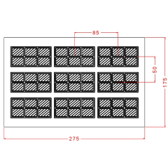 Mini Tablet Çikolata Kalıbı No: 841