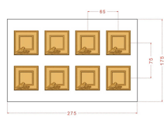 Resim Çerçevesi Çikolata Kalıbı No: 840
