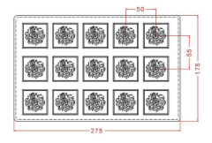 Kare Spesiyal Çikolata Kalıbı No: 836