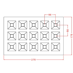 Pyramid   Chocolate   Mould   No:   834
