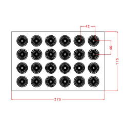 Round   Praline   Chocolate   Mould   No: 832
