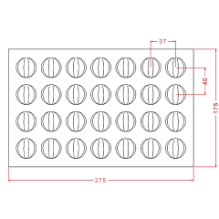 Yuvarlak Spesiyal Çikolata Kalıbı No: 831