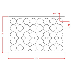 Half   Sphere   Chocolate   Mould   No:   830