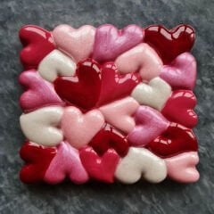 Tablet   With   Hearts   Chocolate   Mould   No:   819