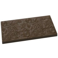Çiçek Desenli Tablet Çikolata Kalıbı No: 818