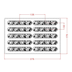 Bar   With   Bird   Chocolate   Mould   No:   817