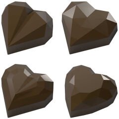Diamond   Hearts   Chocolate   Mould   No:   813