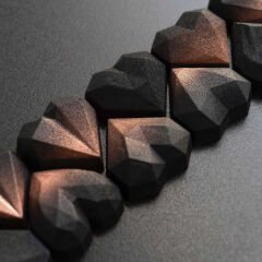 Kristal Karışık Kalpler Çikolata Kalıbı No: 813