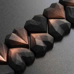 Kristal Karışık Kalpler Çikolata Kalıbı No: 813