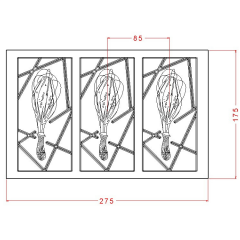 Tablet Çikolata Kalıbı No: 810